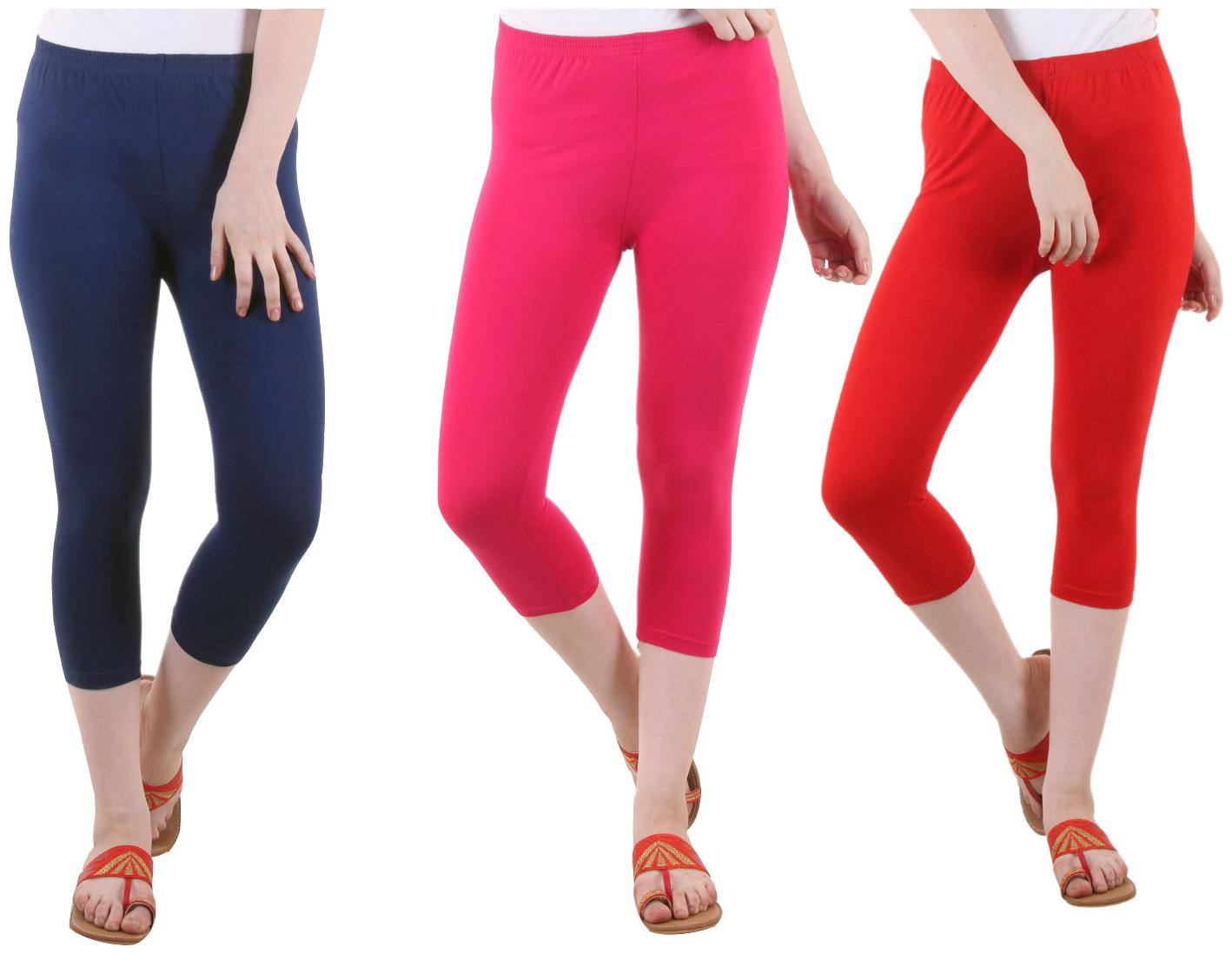 

EVEY Women Solid Regular capri - Multi