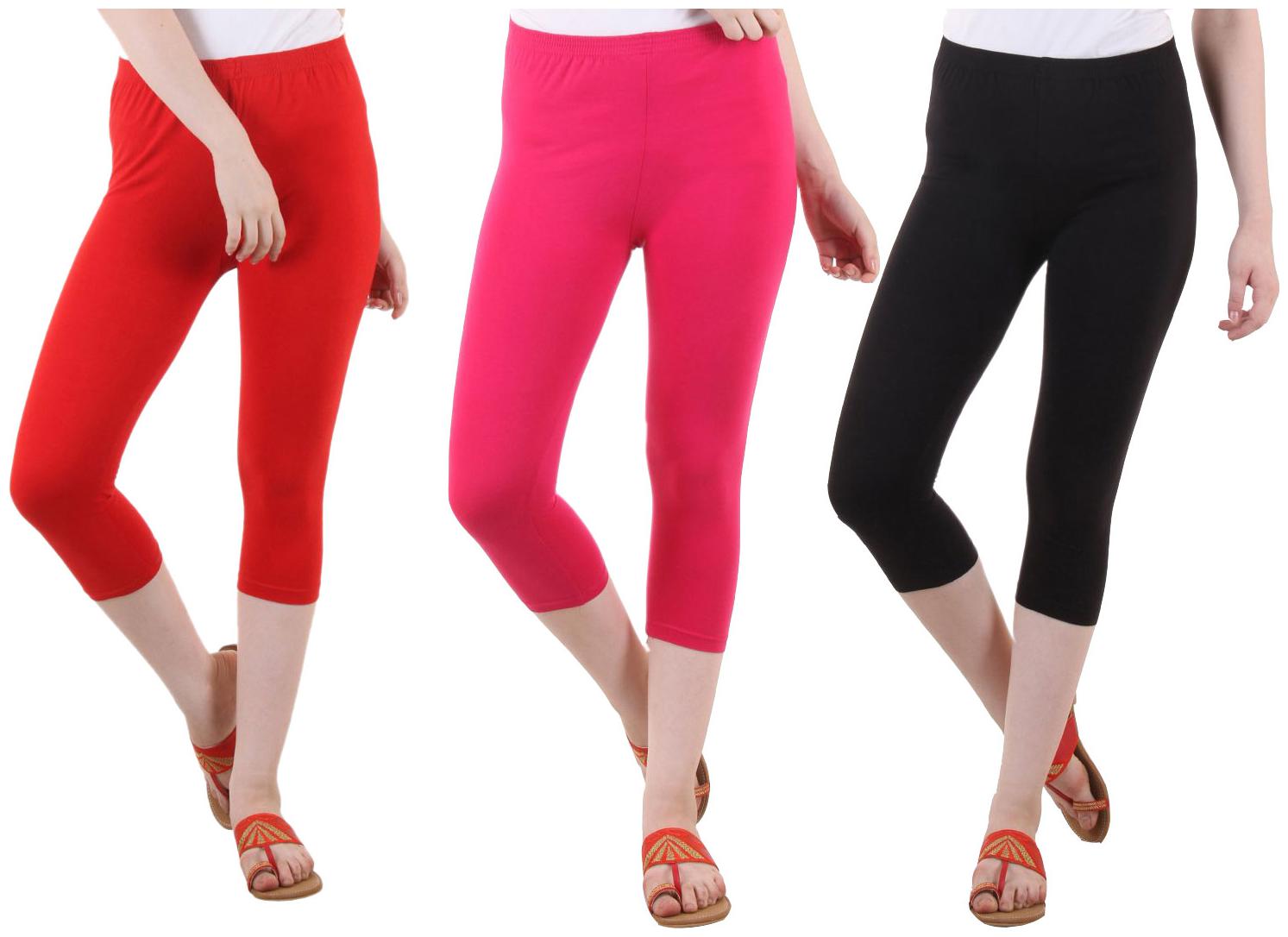 

EVEY Women Solid Regular capri - Multi