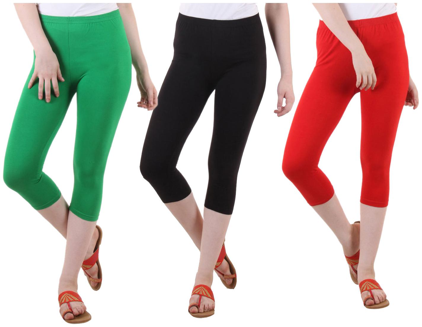 

EVEY Women Solid Regular capri - Multi