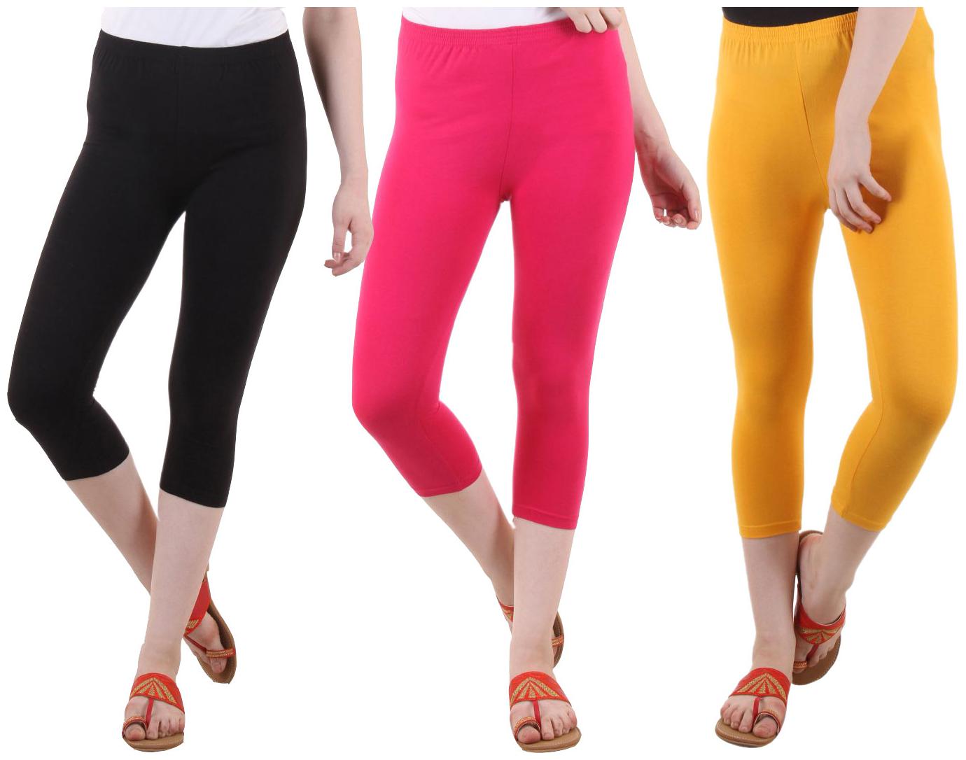 

EVEY Women Solid Regular capri - Multi