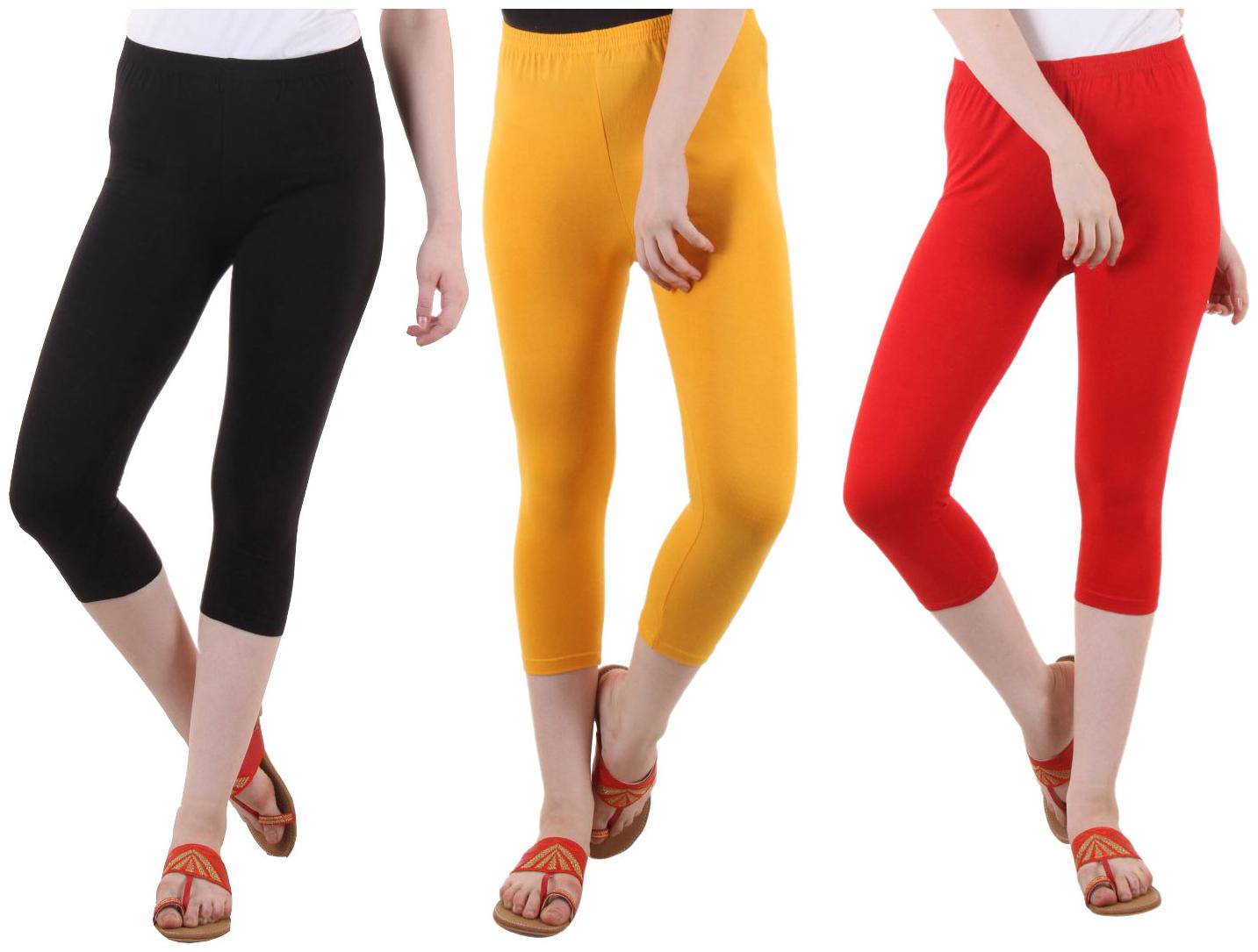 

EVEY Women Solid Regular capri - Multi