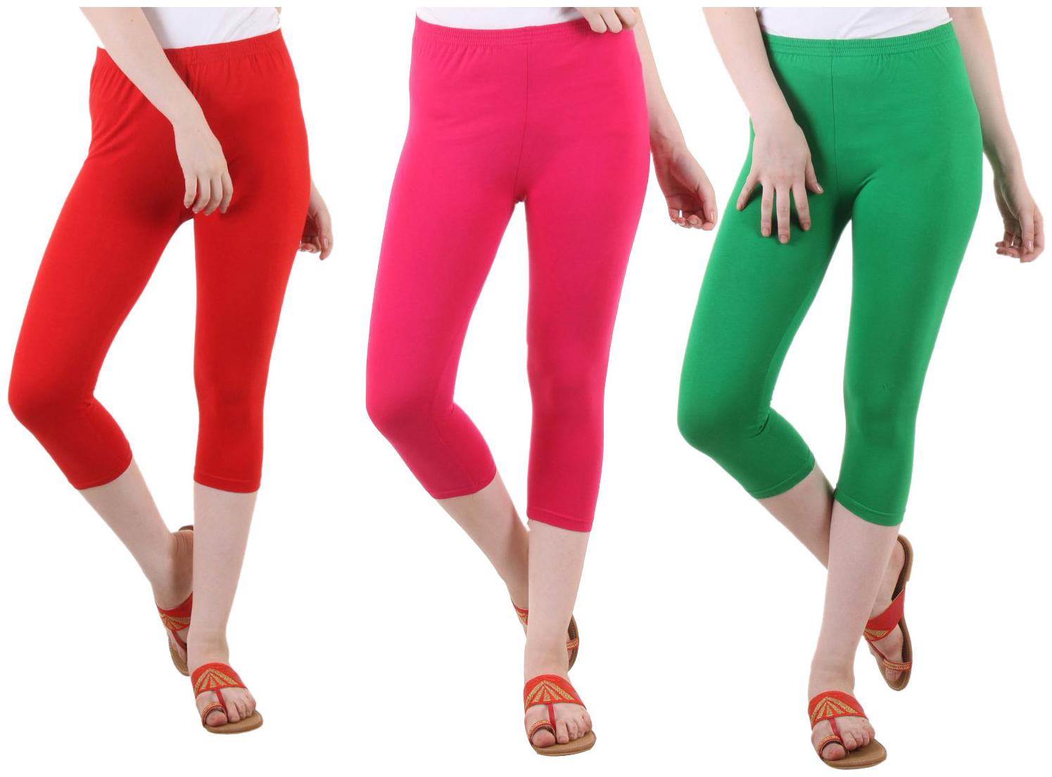 

EVEY Women Solid Regular capri - Multi