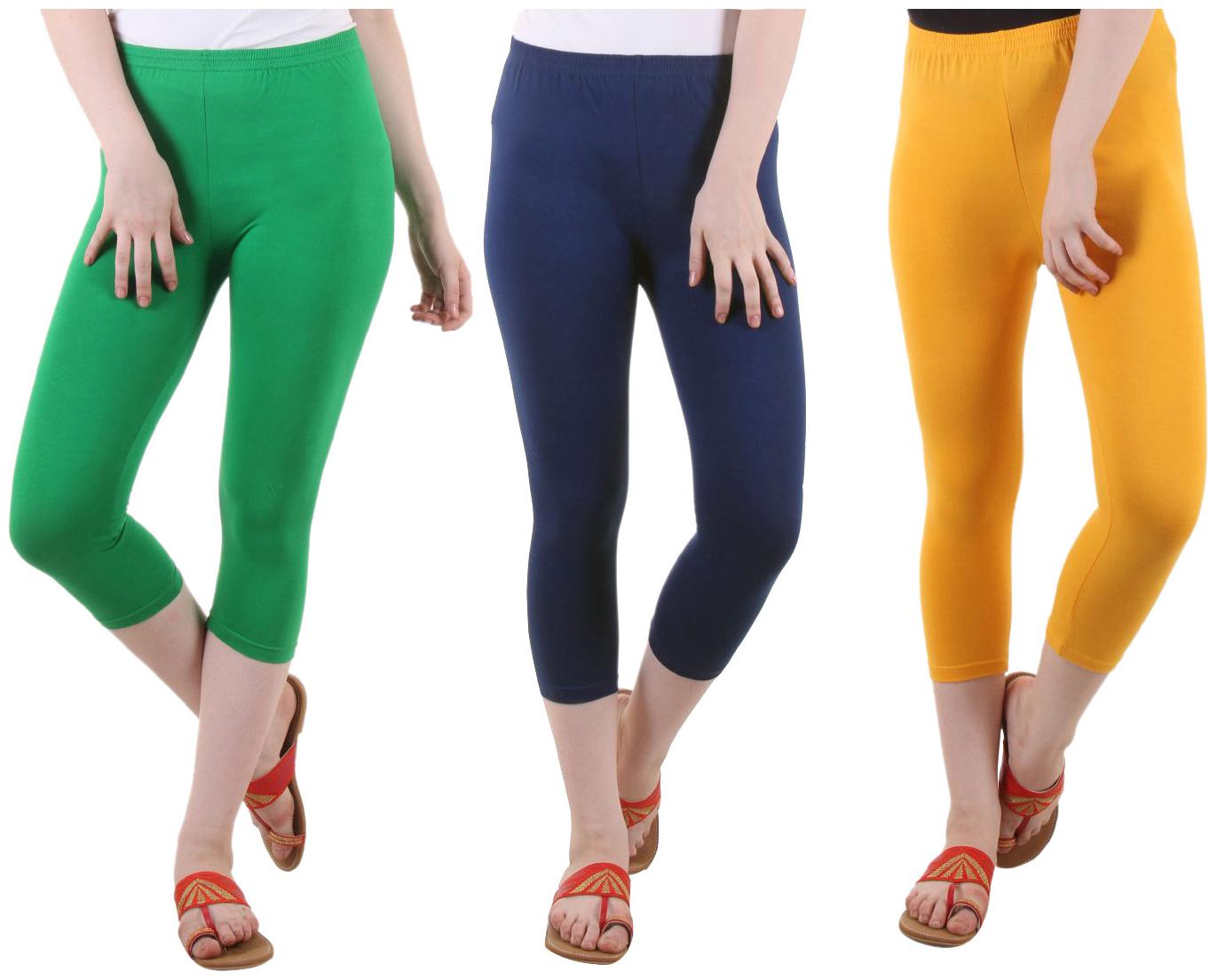

EVEY Women Solid Regular capri - Multi