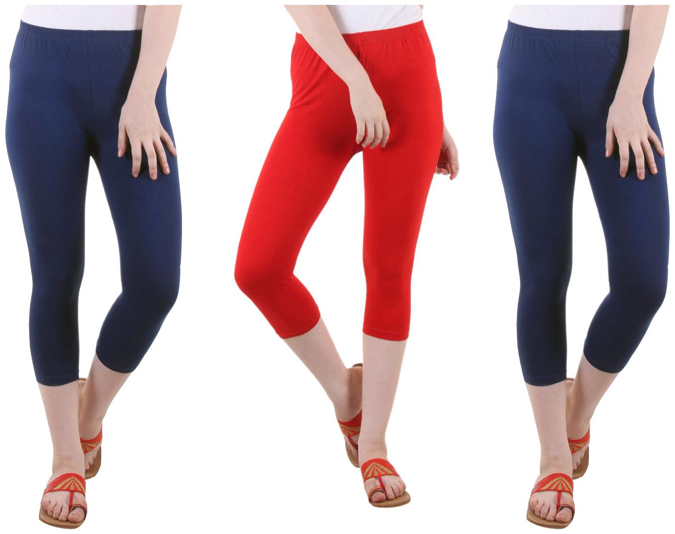 

EVEY Women Solid Regular capri - Multi