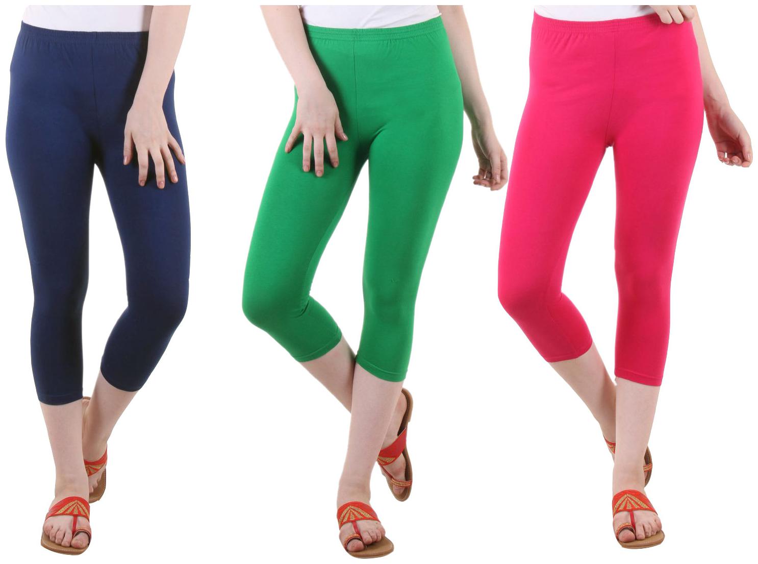 

EVEY Women Solid Regular capri - Multi