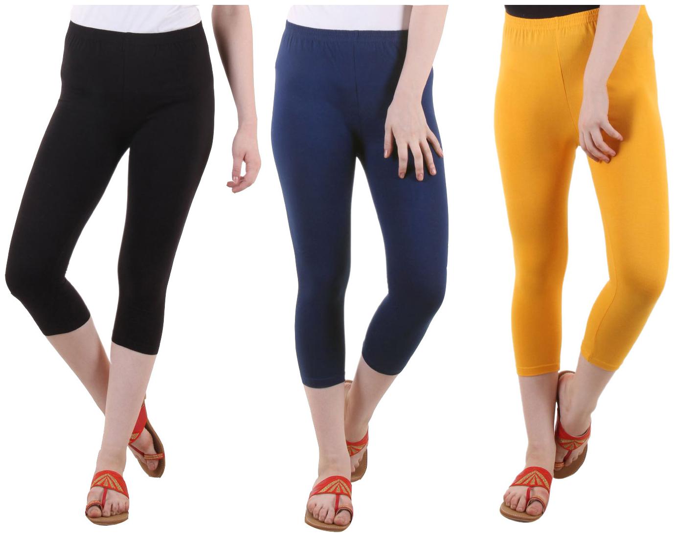 

EVEY Women Solid Regular capri - Multi