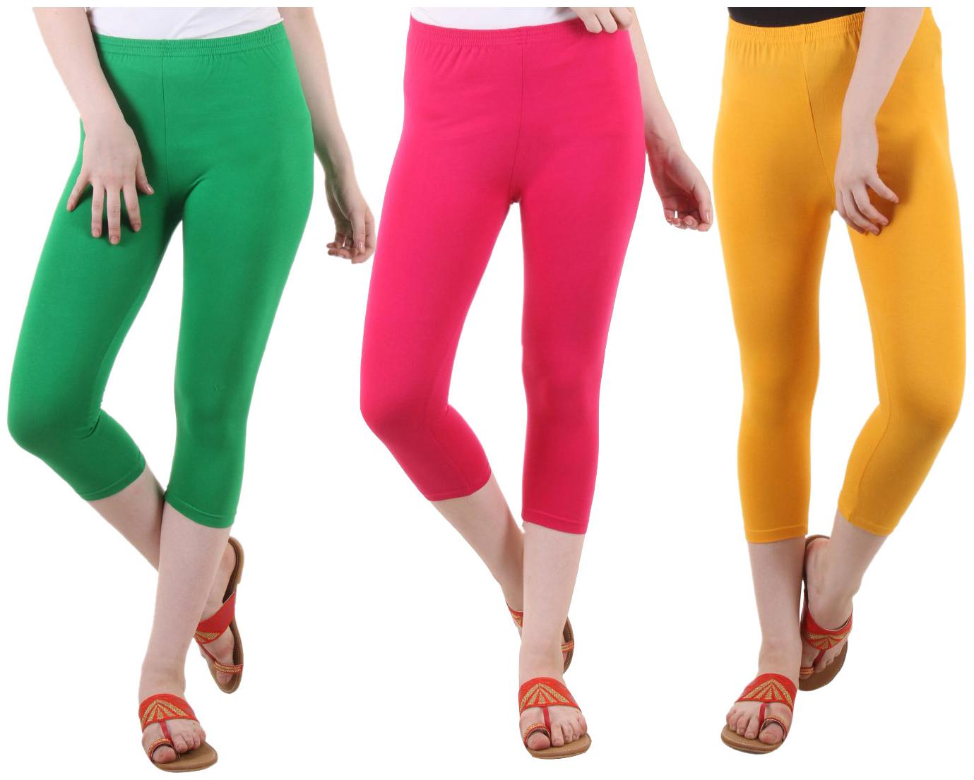 

EVEY Women Solid Regular capri - Multi
