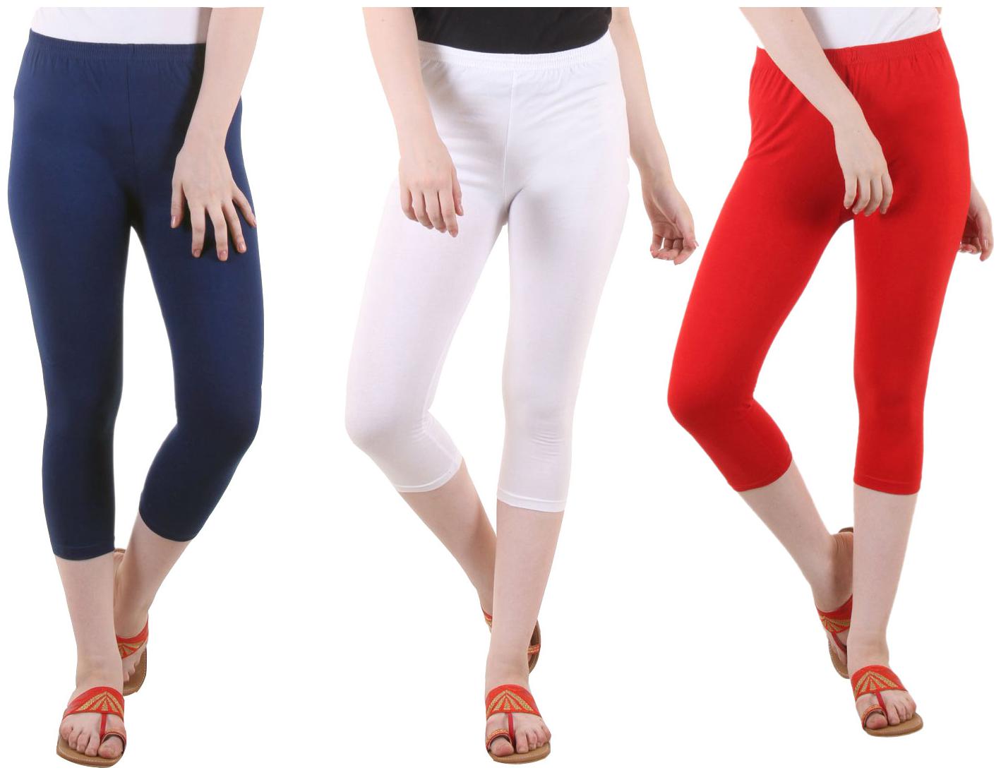 

EVEY Women Solid Regular capri - Multi