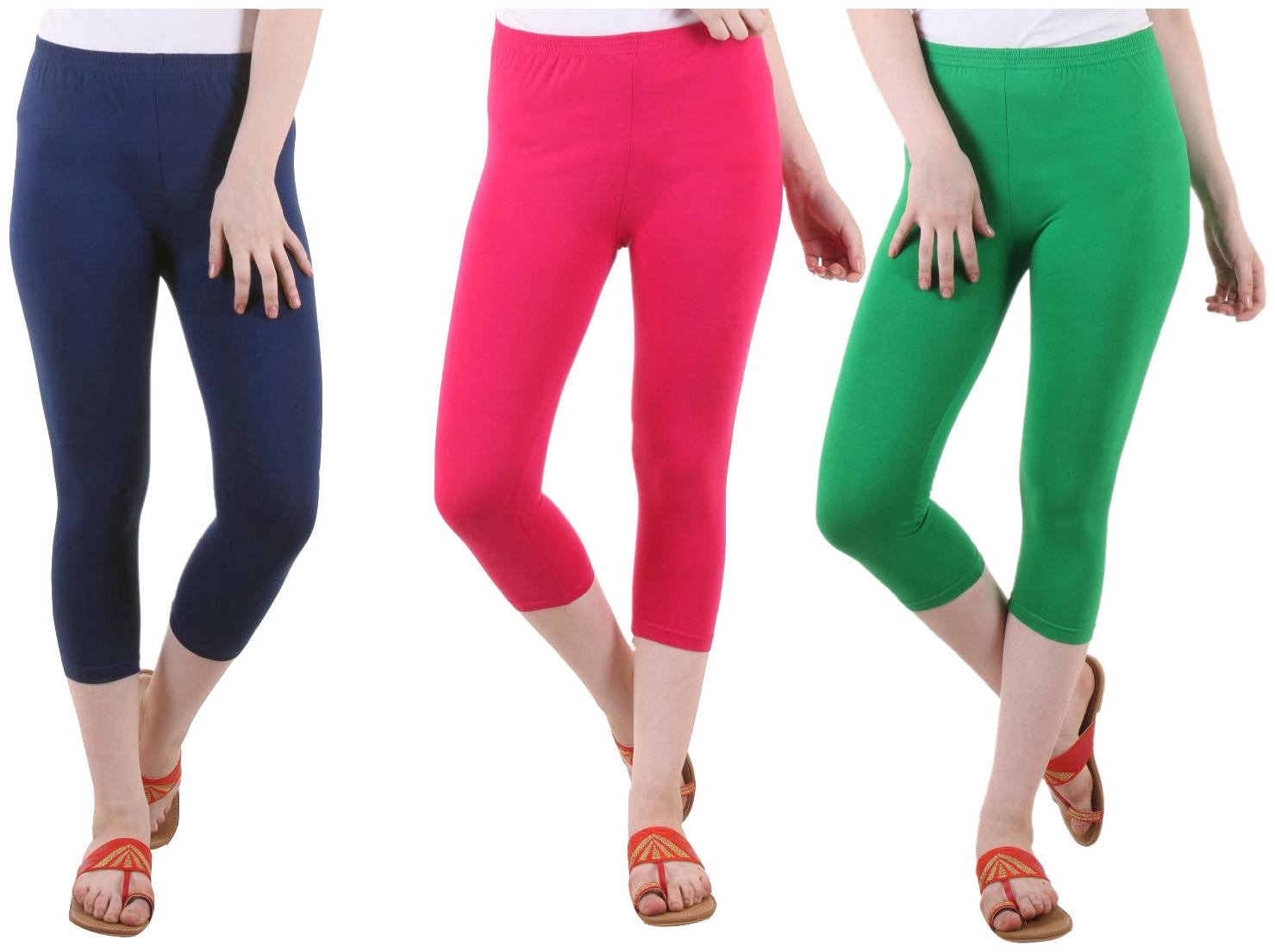 

EVEY Women Solid Regular capri - Multi