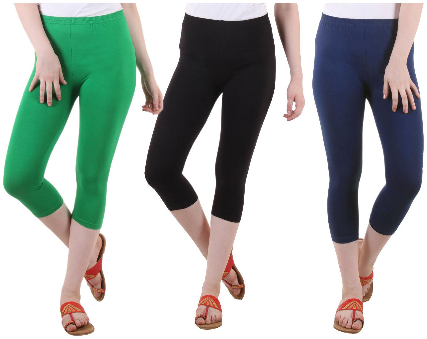 

EVEY Women Solid Regular capri - Multi