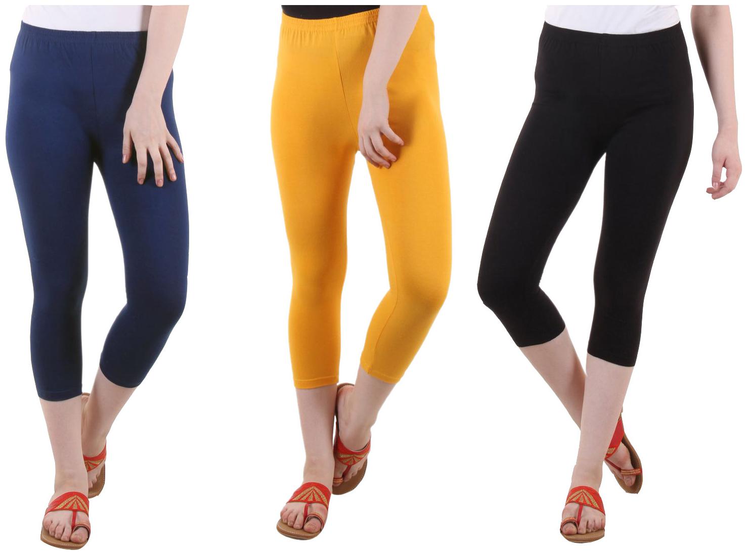 

EVEY Women Solid Regular capri - Multi