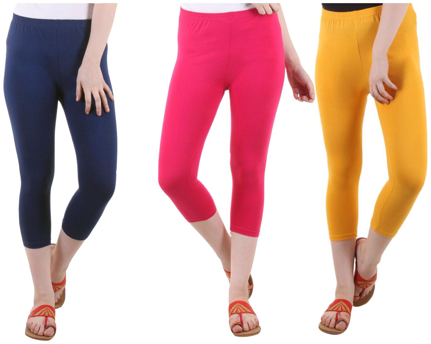 

EVEY Women Solid Regular capri - Multi
