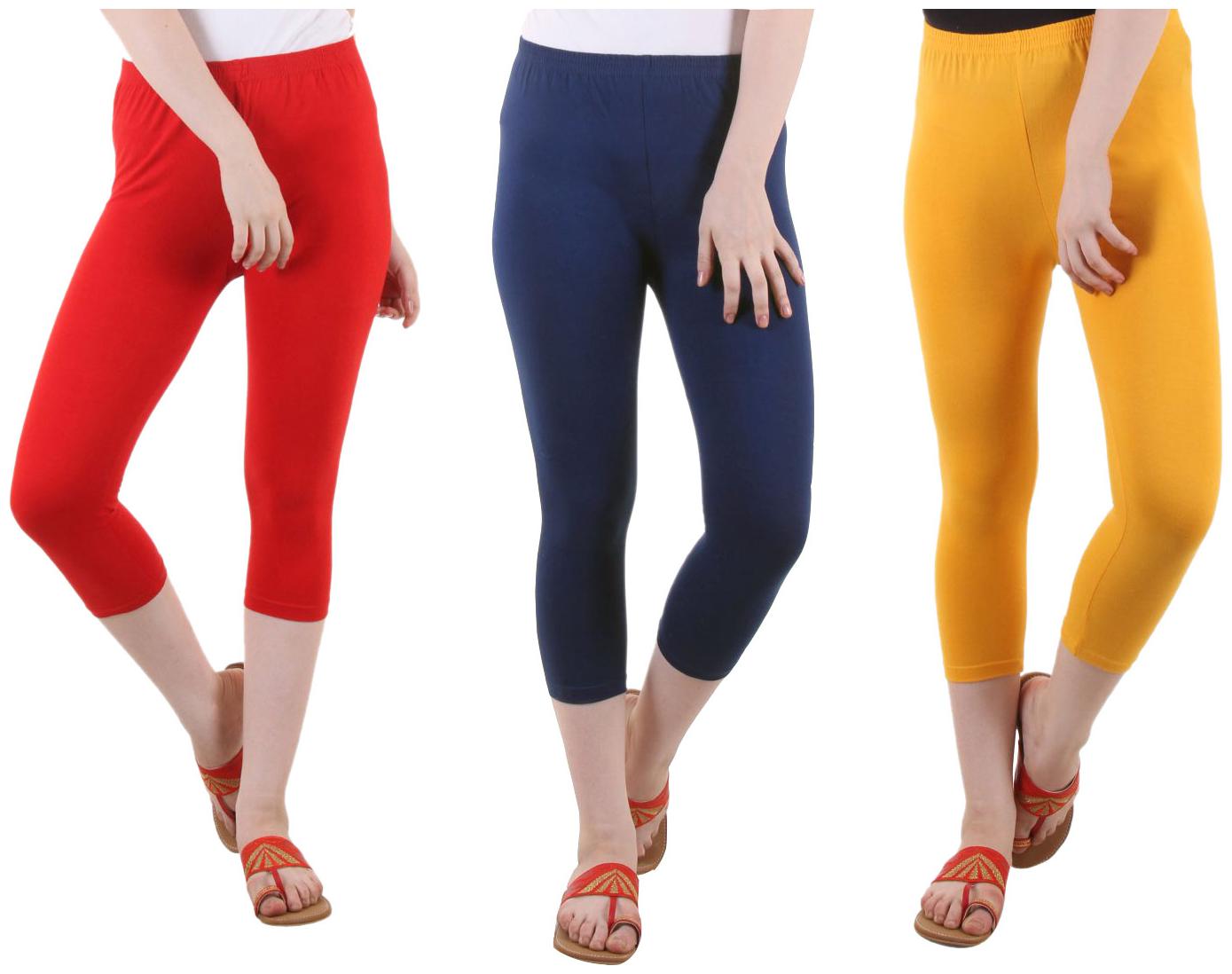 

EVEY Women Solid Regular capri - Multi