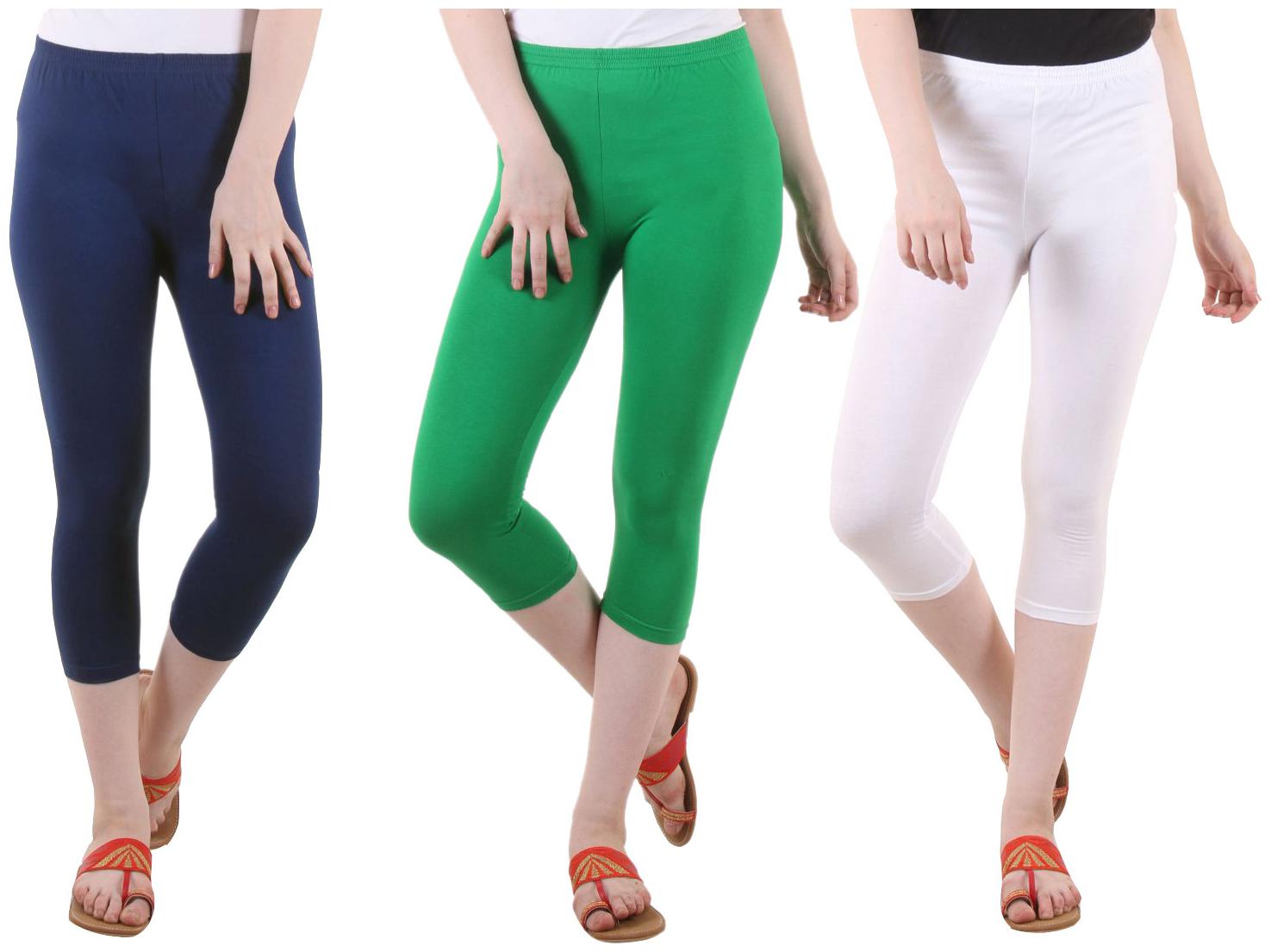 

EVEY Women Solid Regular capri - Multi