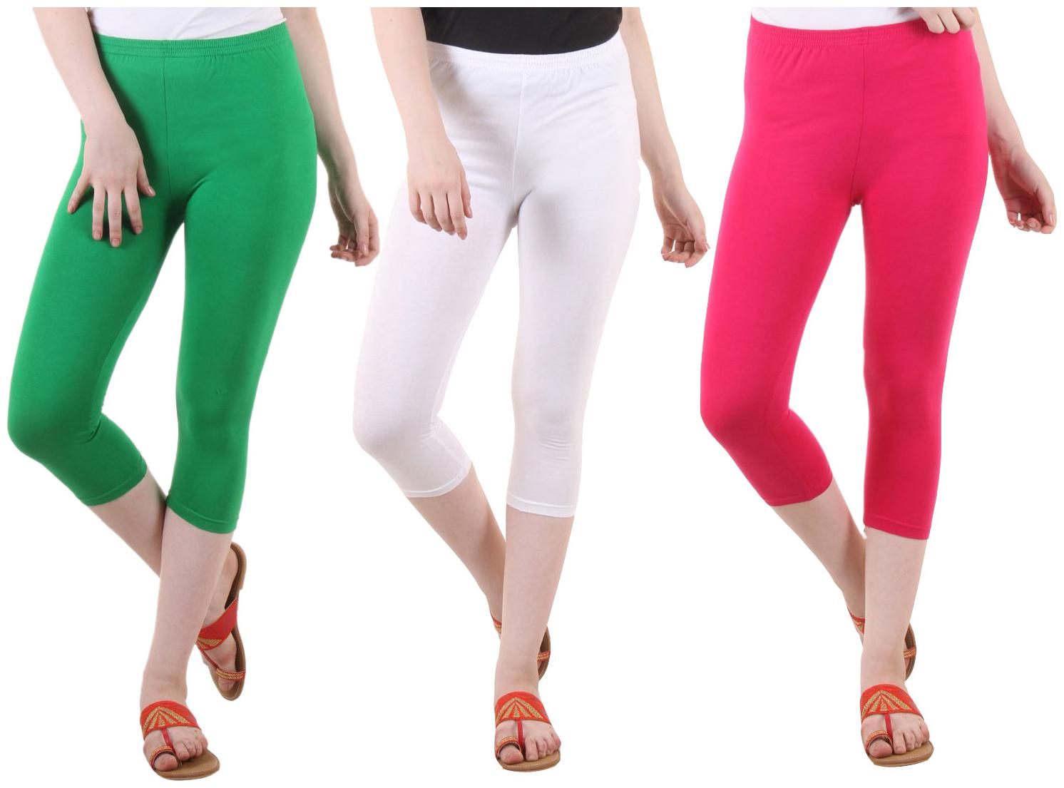 

EVEY Women Solid Regular capri - Multi