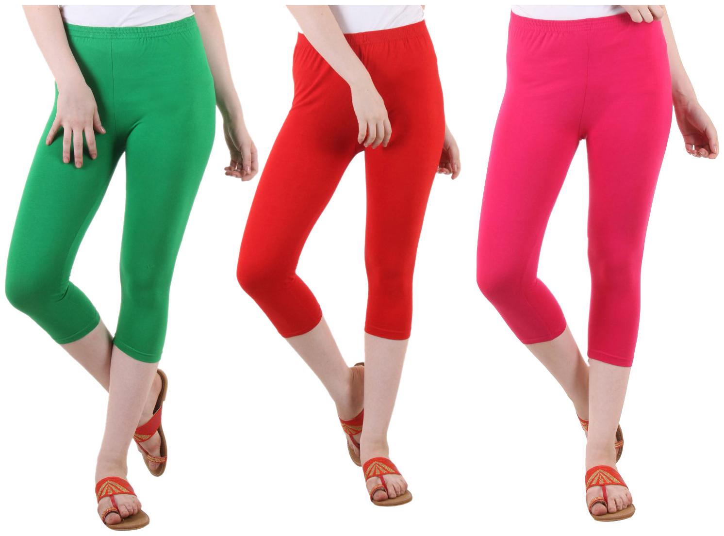 

EVEY Women Solid Regular capri - Multi