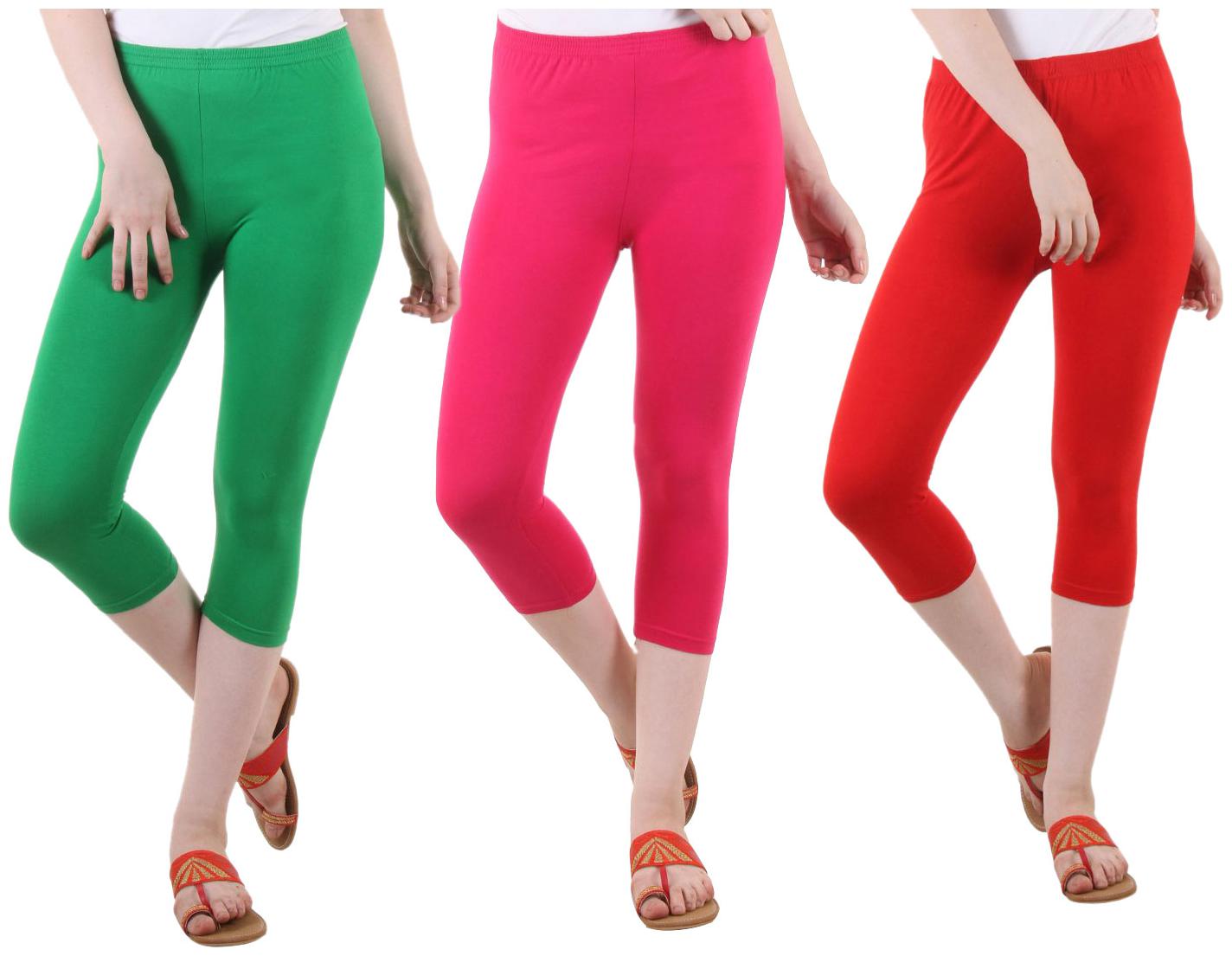 

EVEY Women Solid Regular capri - Multi