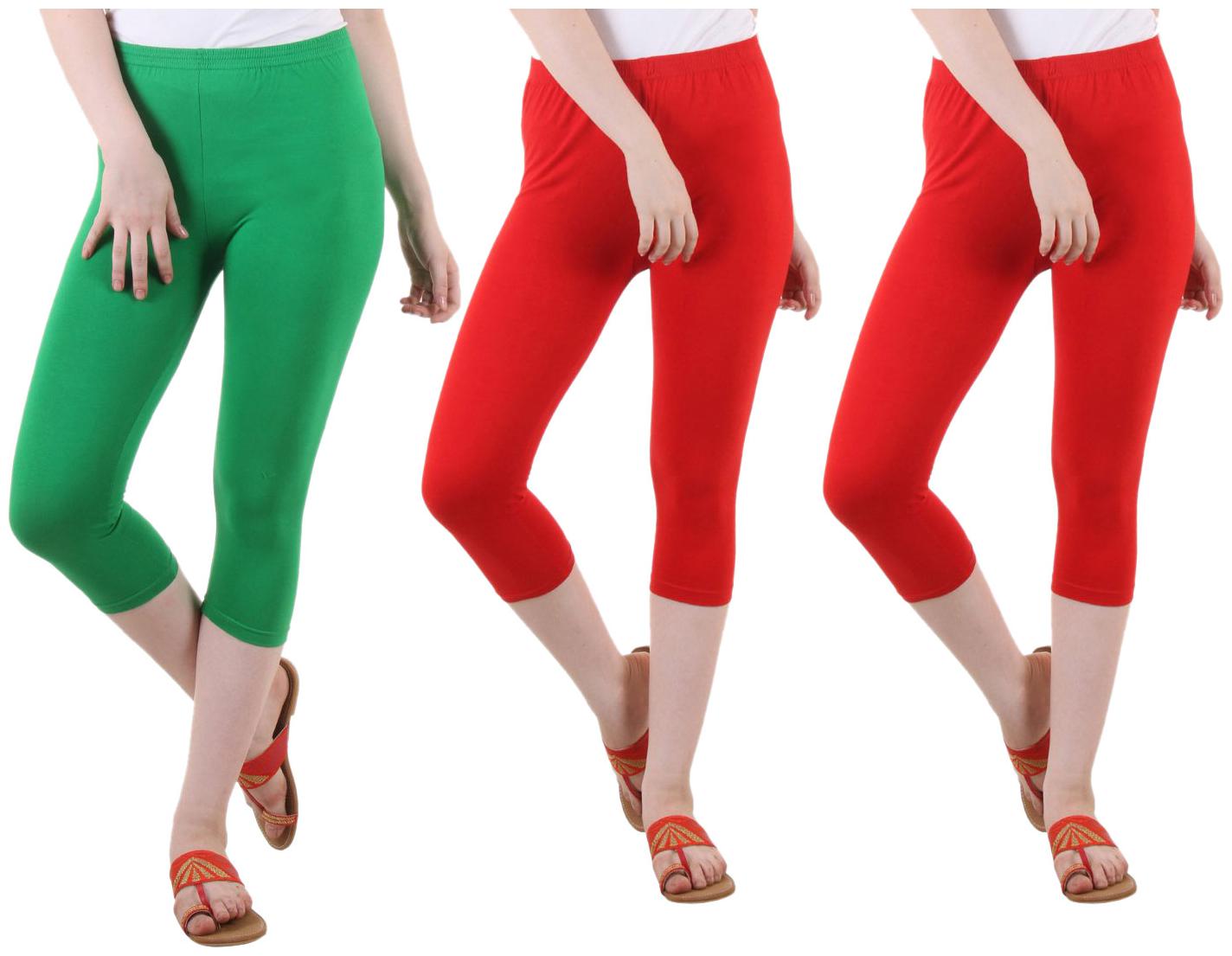 

EVEY Women Solid Regular capri - Multi