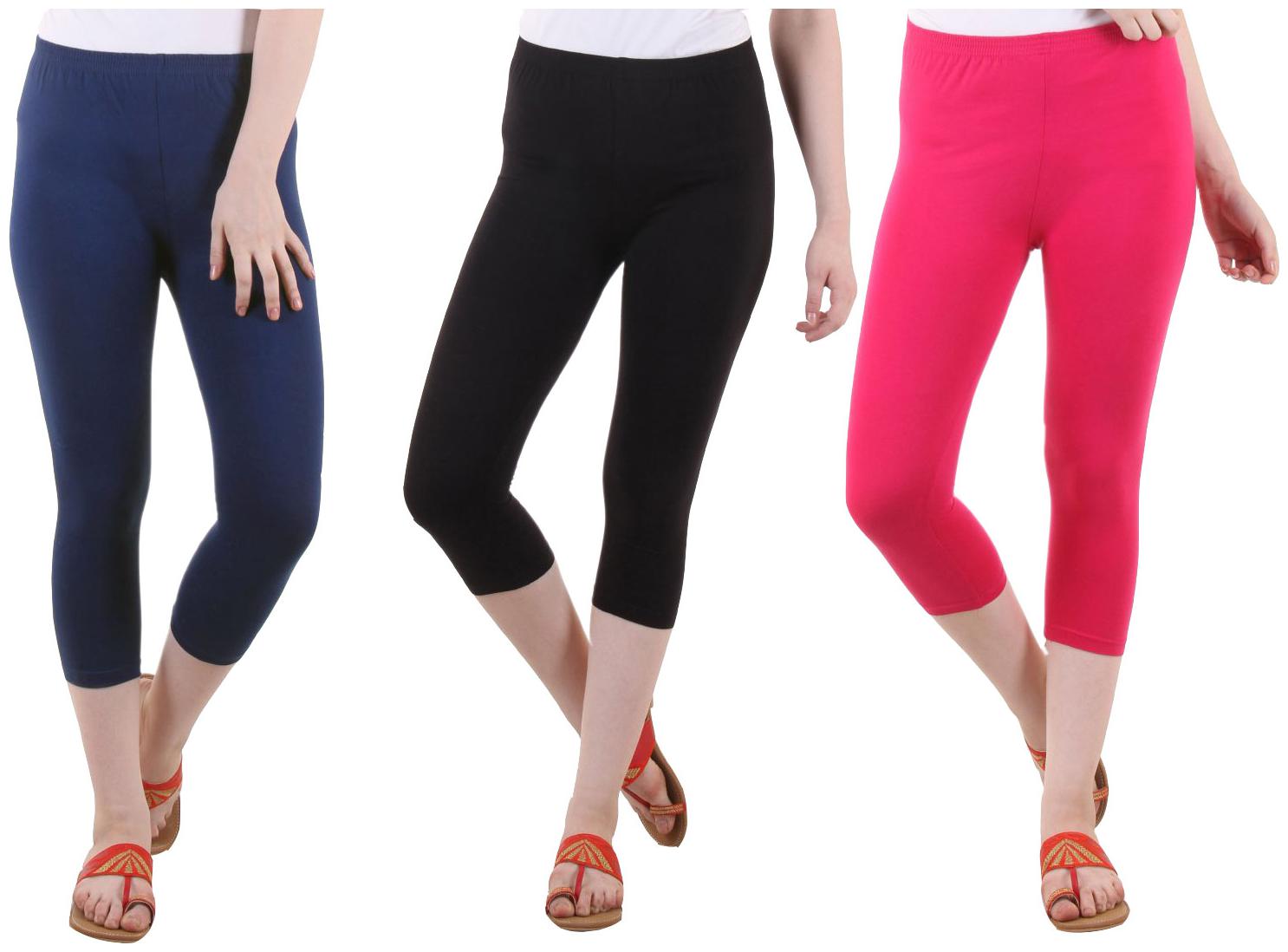 

EVEY Women Solid Regular capri - Multi