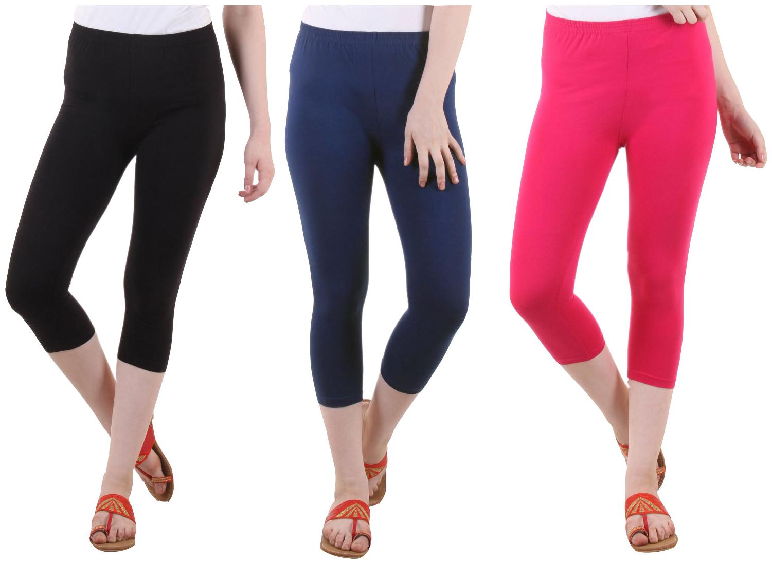 

EVEY Women Solid Regular capri - Multi