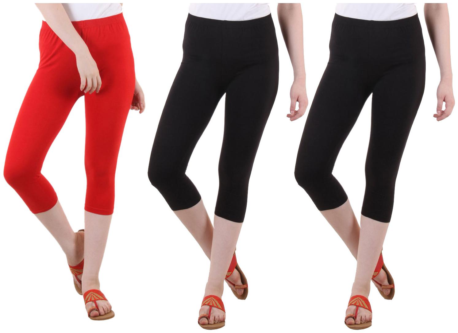 

EVEY Women Solid Regular capri - Multi