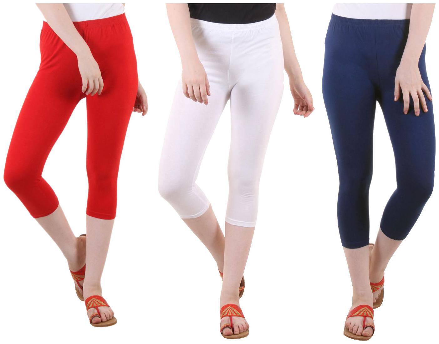 

EVEY Women Solid Regular capri - Multi