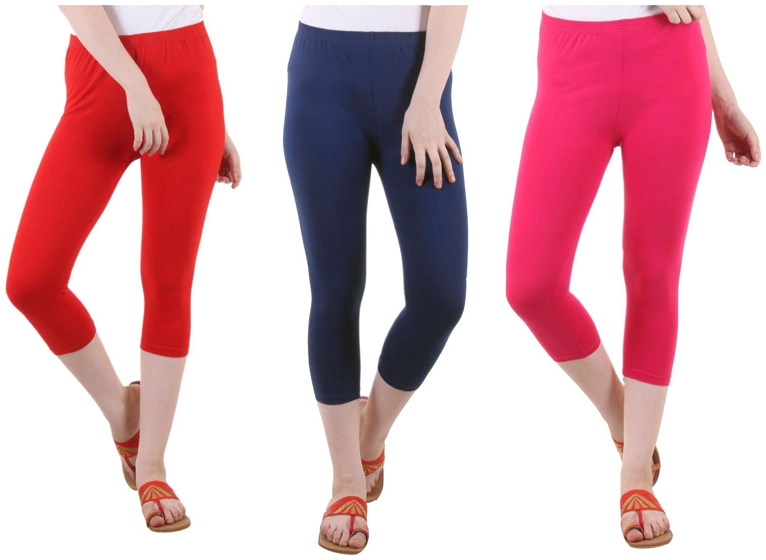 

EVEY Women Solid Regular capri - Multi