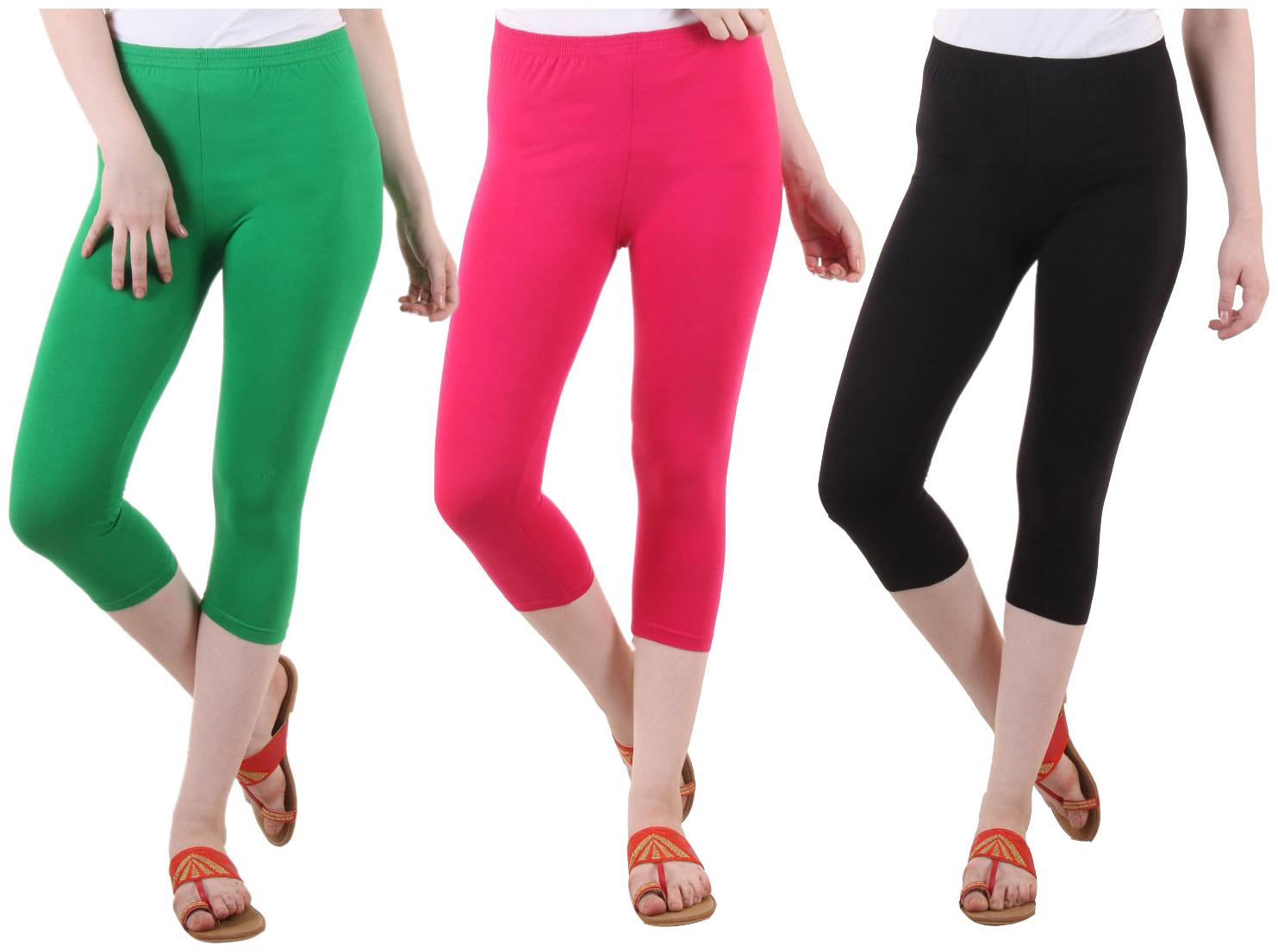 

EVEY Women Solid Regular capri - Multi