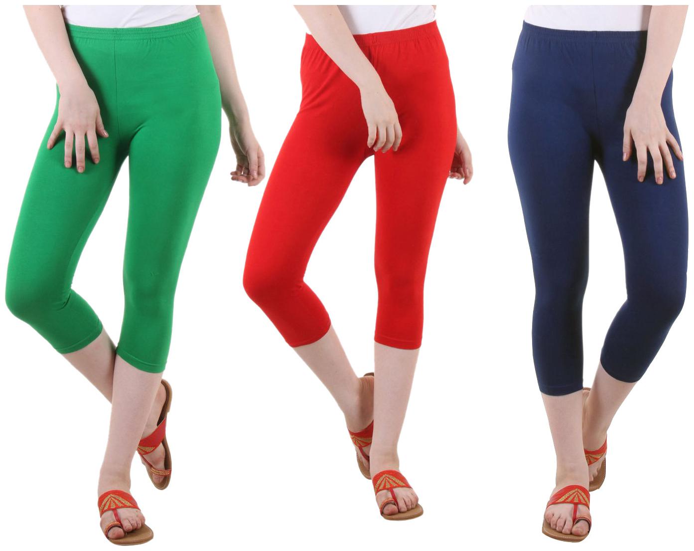 

EVEY Women Solid Regular capri - Multi