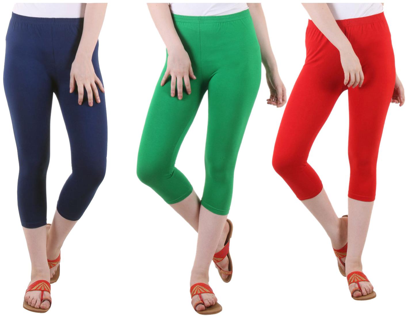 

EVEY Women Solid Regular capri - Multi