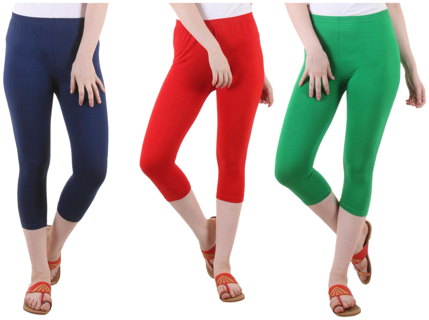 

EVEY Women Solid Regular capri - Multi