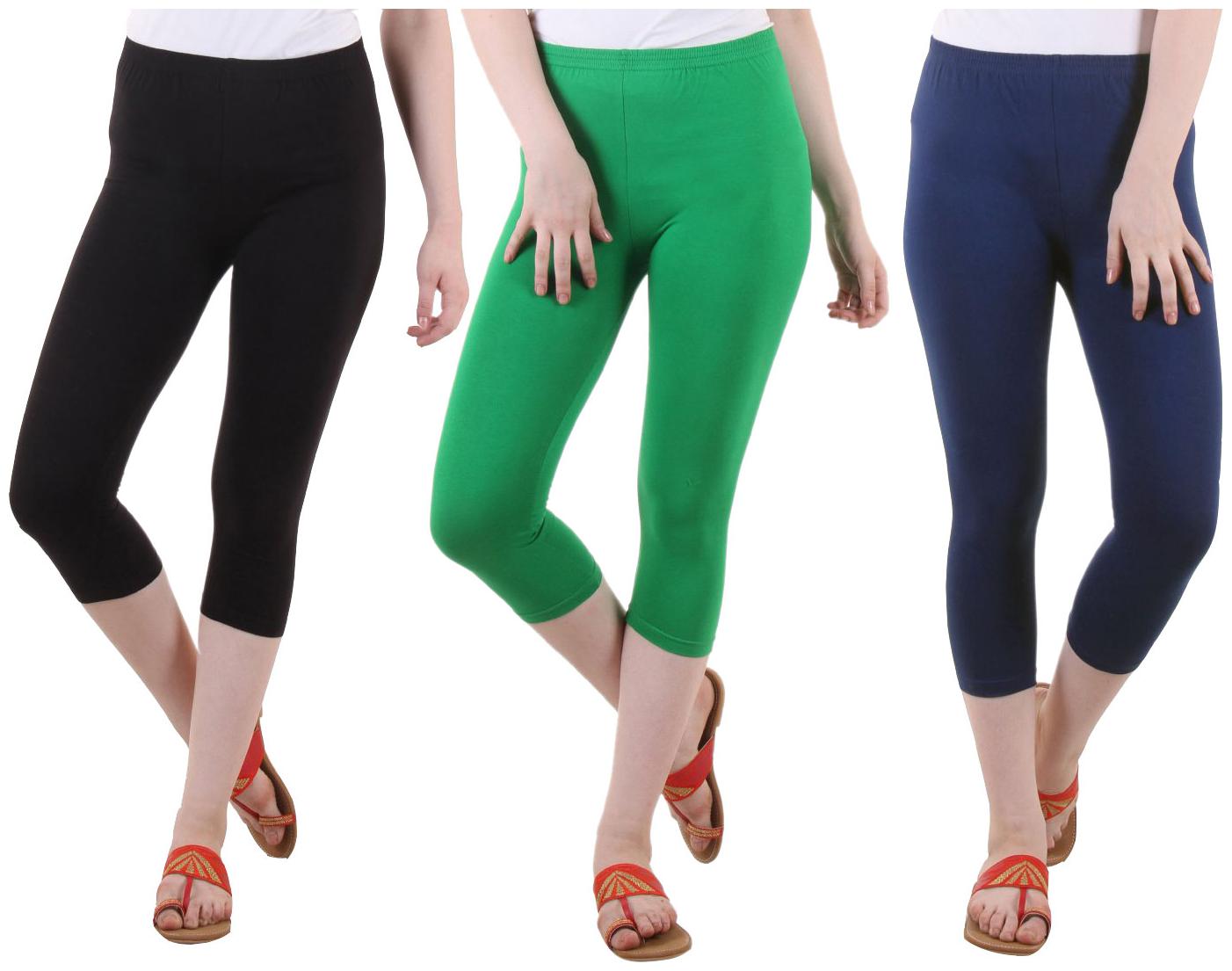 

EVEY Women Solid Regular capri - Multi
