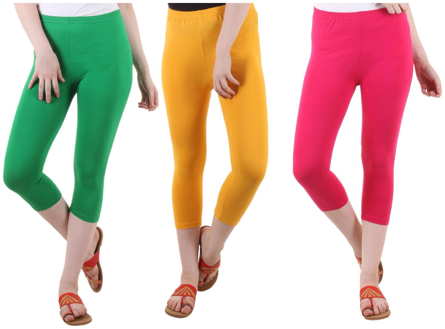 

EVEY Women Solid Regular capri - Multi