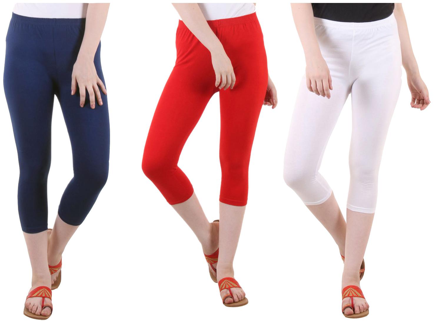 

EVEY Women Solid Regular capri - Multi