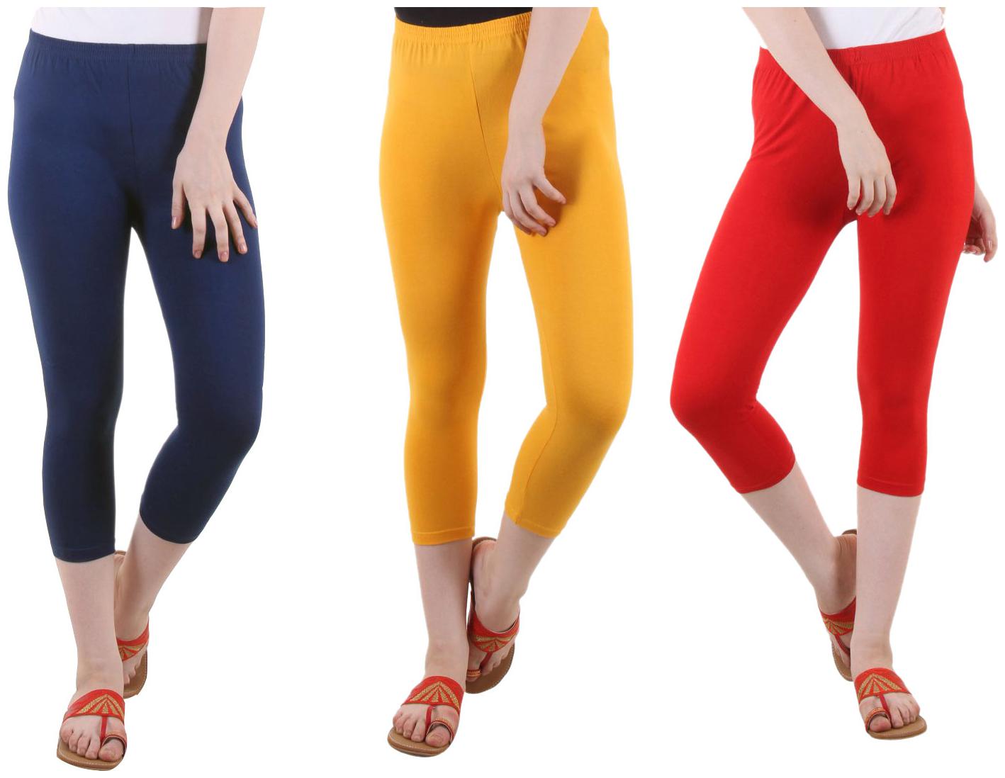 

EVEY Women Solid Regular capri - Multi