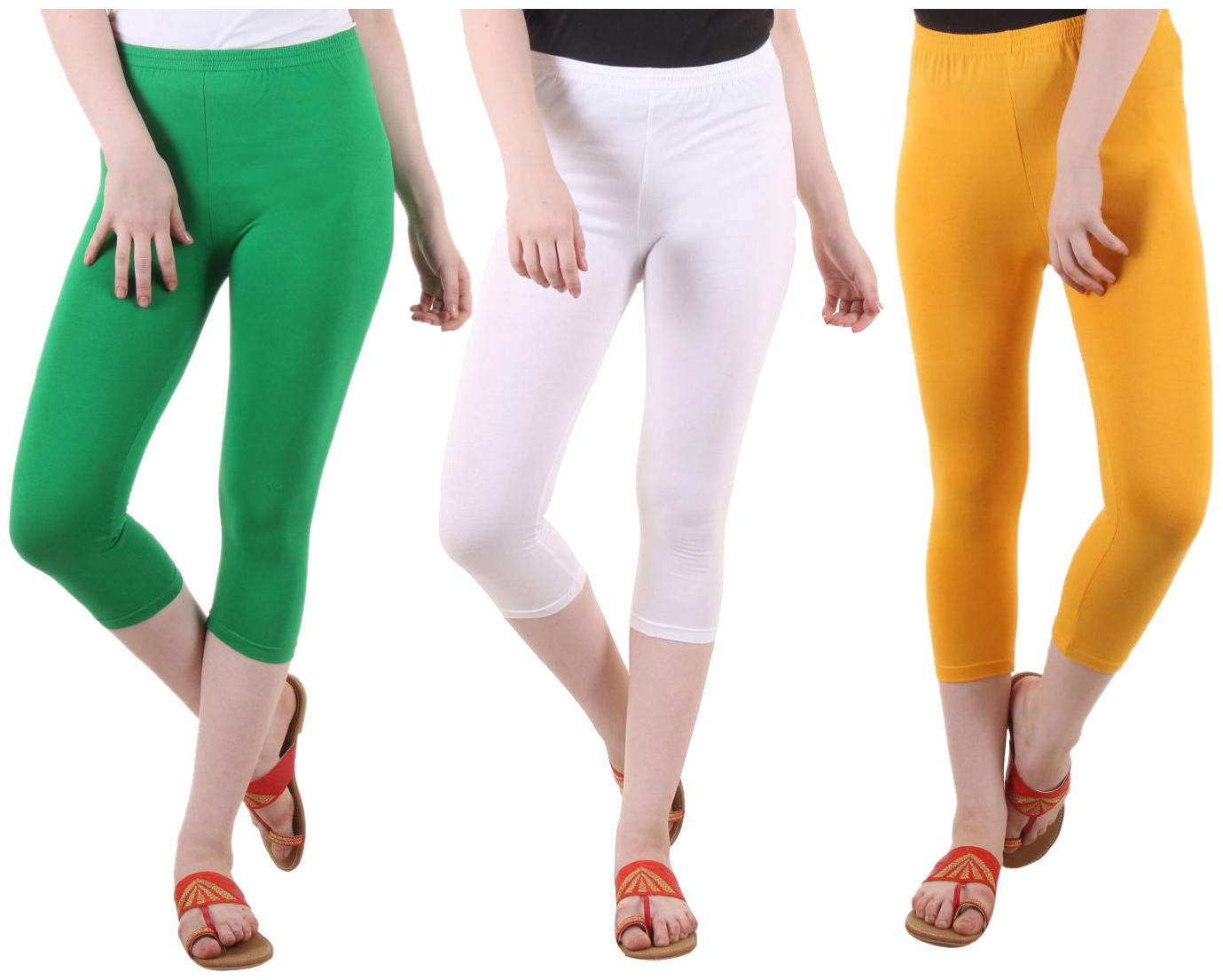 

EVEY Women Solid Regular capri - Multi