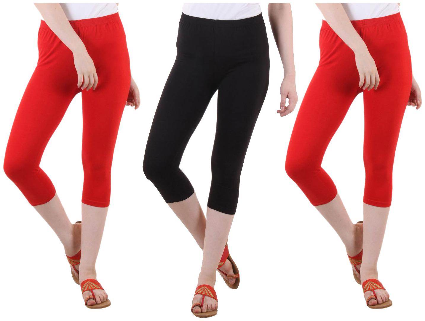 

EVEY Women Solid Regular capri - Multi