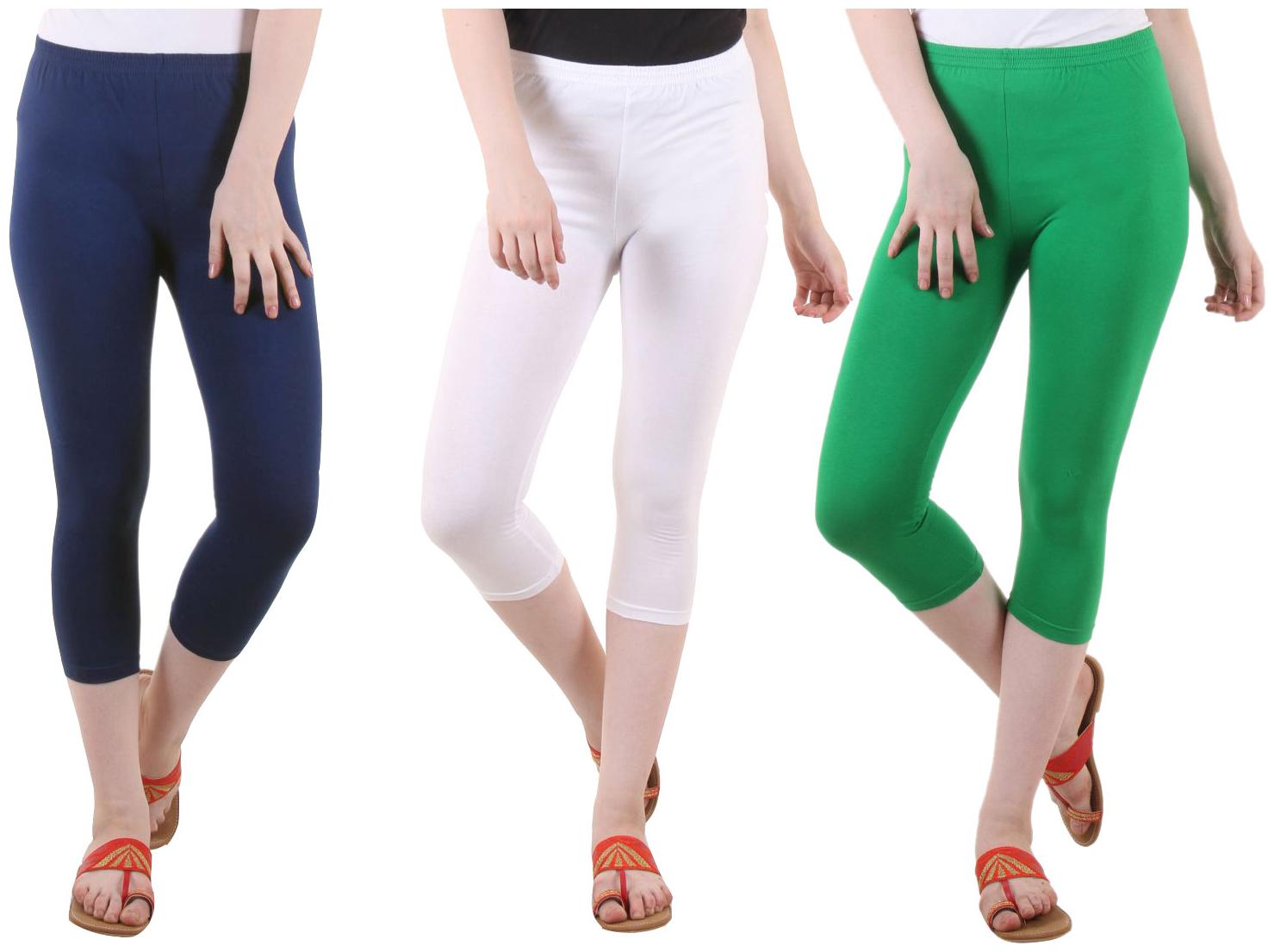 

EVEY Women Solid Regular capri - Multi