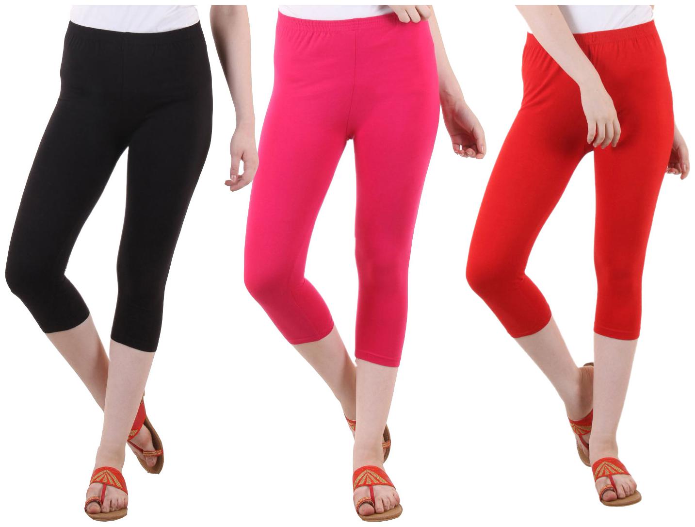 

EVEY Women Solid Regular capri - Multi