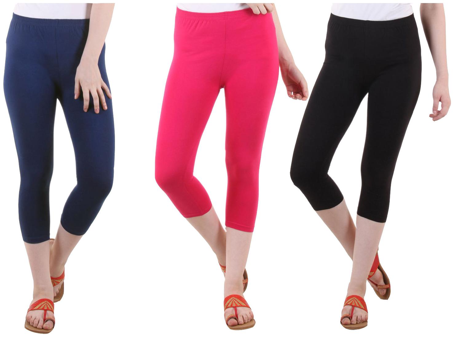 

EVEY Women Solid Regular capri - Multi