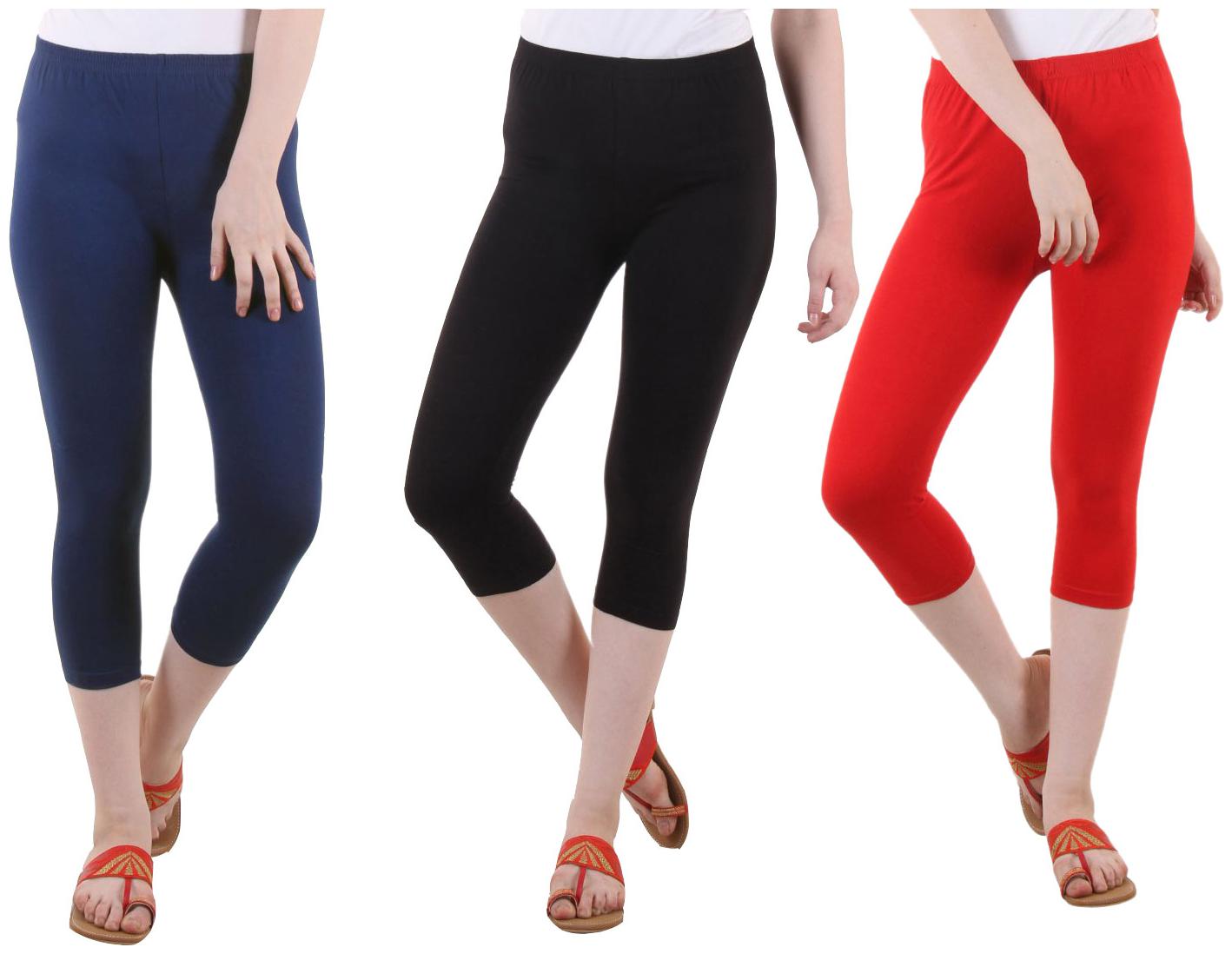 

EVEY Women Solid Regular capri - Multi