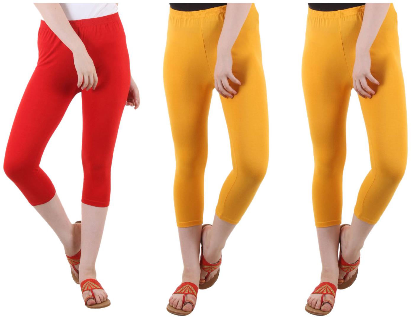 

EVEY Women Solid Regular capri - Multi