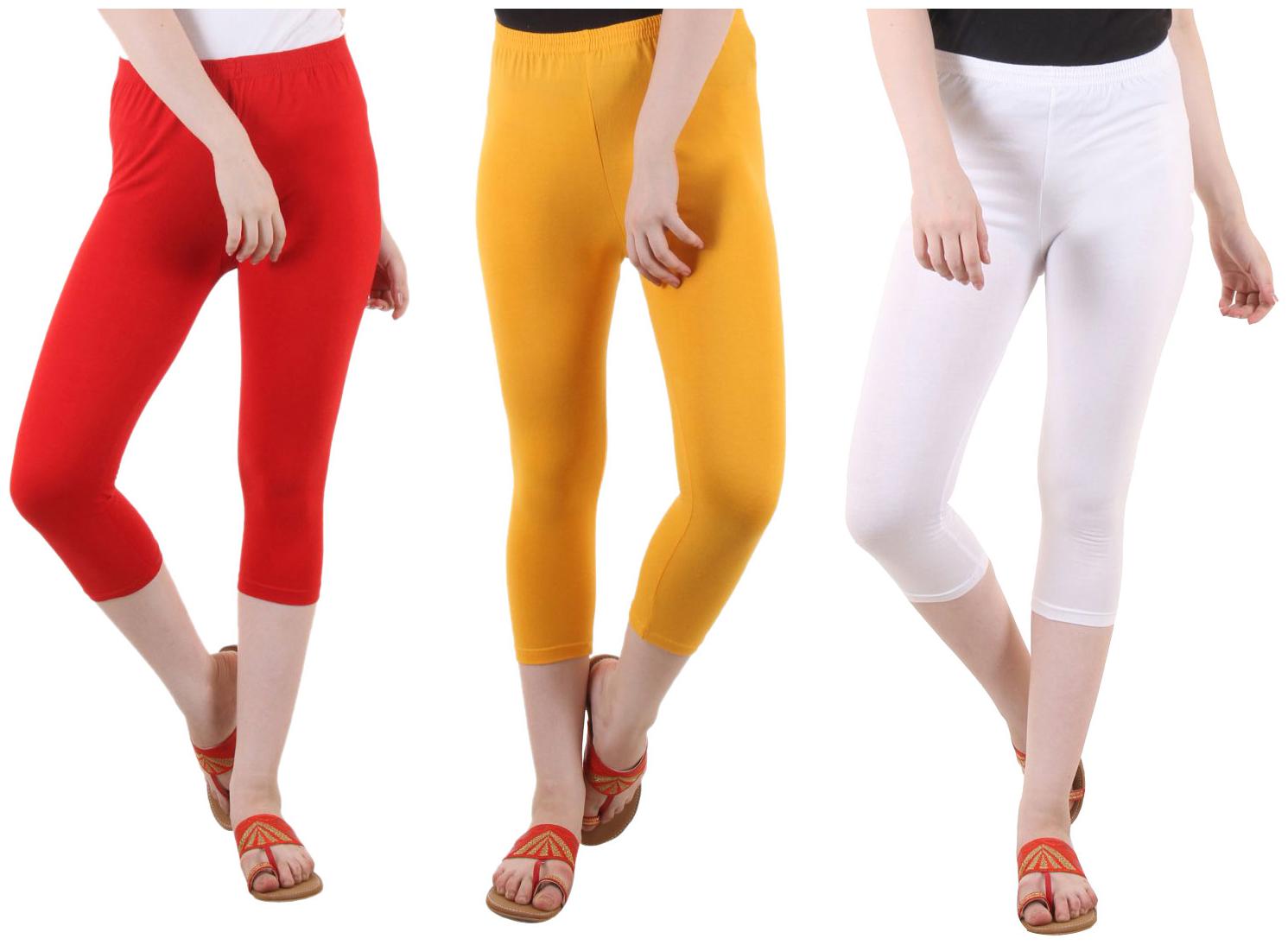 

EVEY Women Solid Regular capri - Multi
