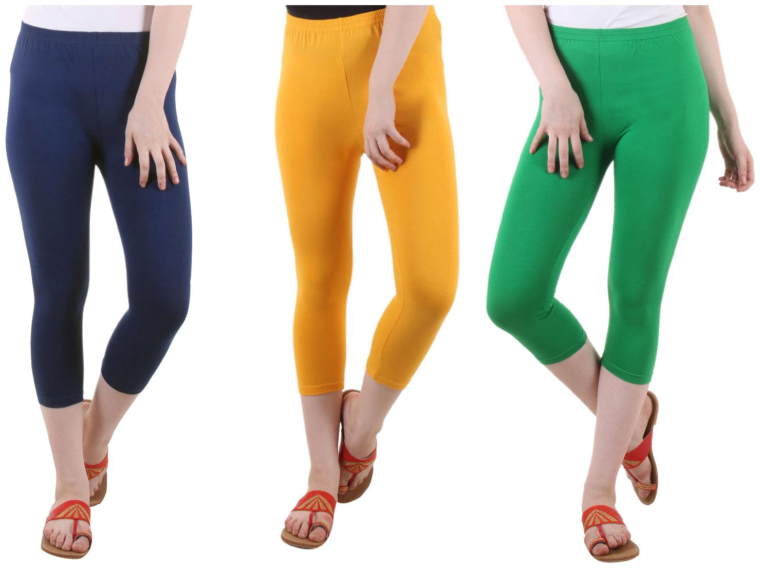 

EVEY Women Solid Regular capri - Multi