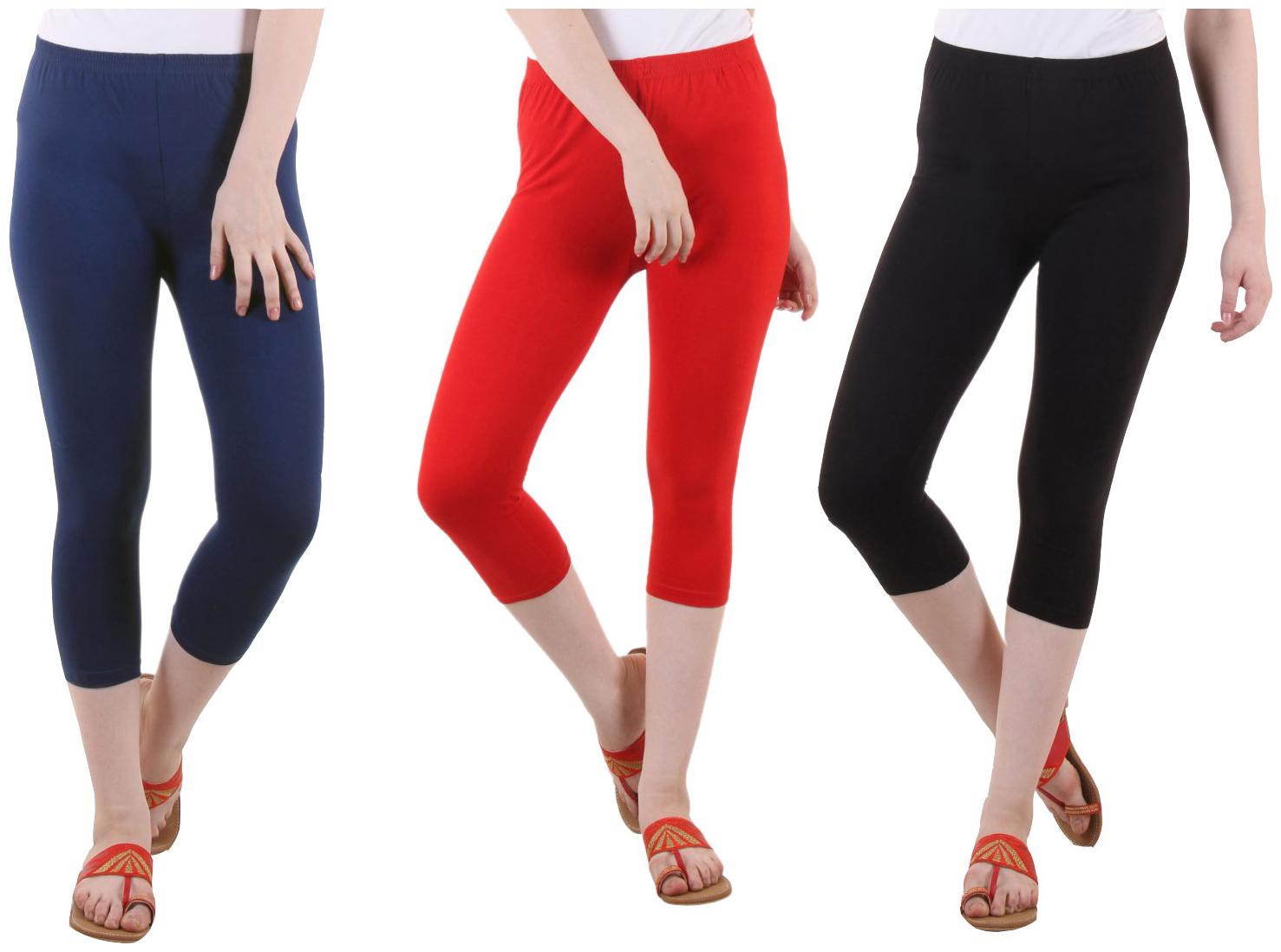 

EVEY Women Solid Regular capri - Multi
