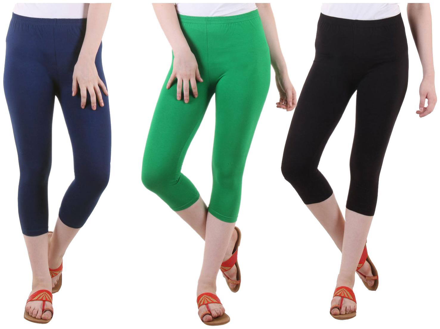 

EVEY Women Solid Regular capri - Multi