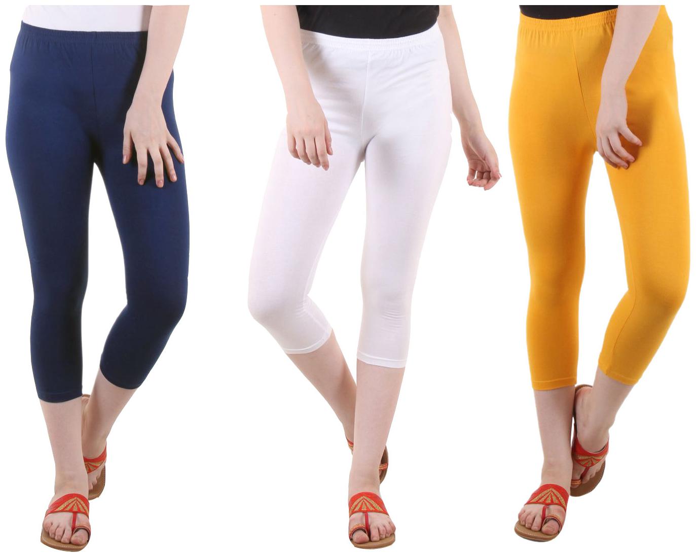 

EVEY Women Solid Regular capri - Multi