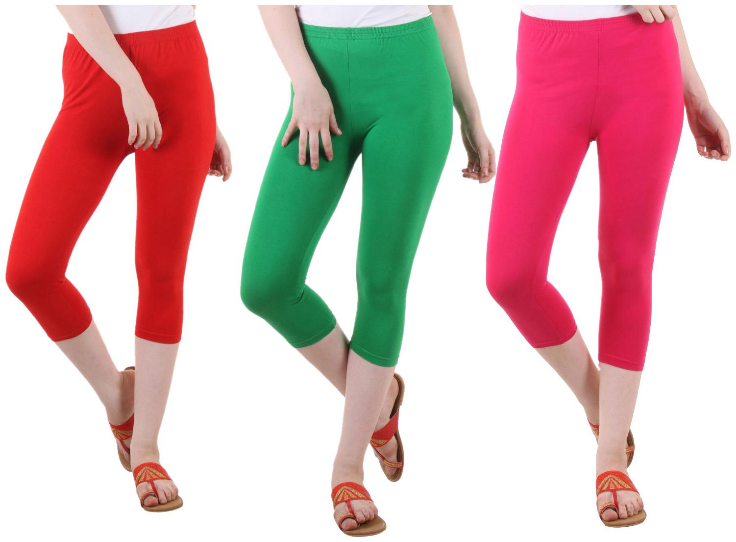 

EVEY Women Solid Regular capri - Multi