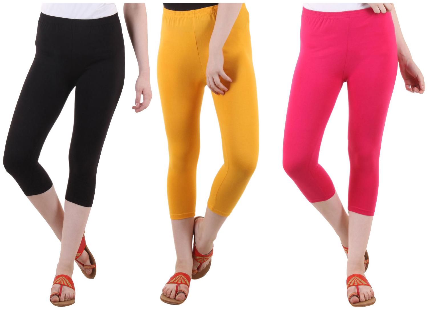 

EVEY Women Solid Regular capri - Multi