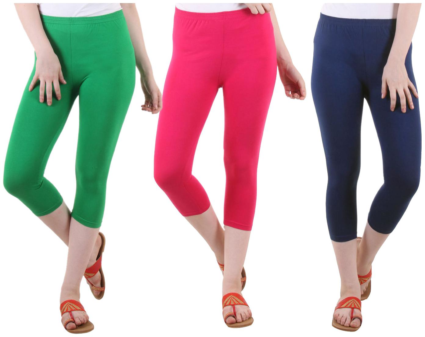 

EVEY Women Solid Regular capri - Multi